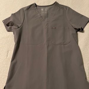 FIGS Cement Scrub Top